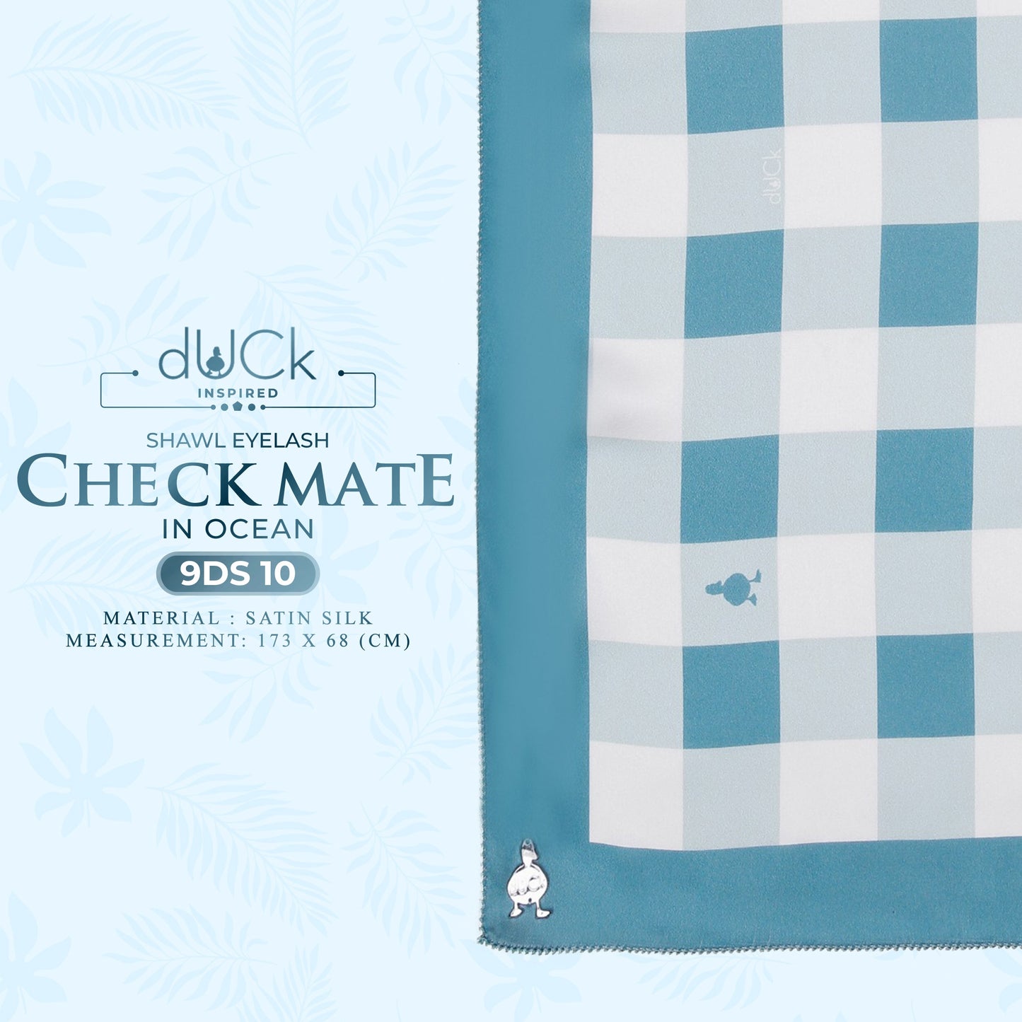 The Checkmate dUCk Shawl Eyelash Collection