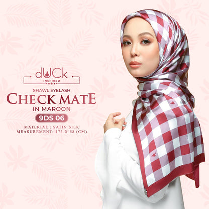 The Checkmate dUCk Shawl Eyelash Collection