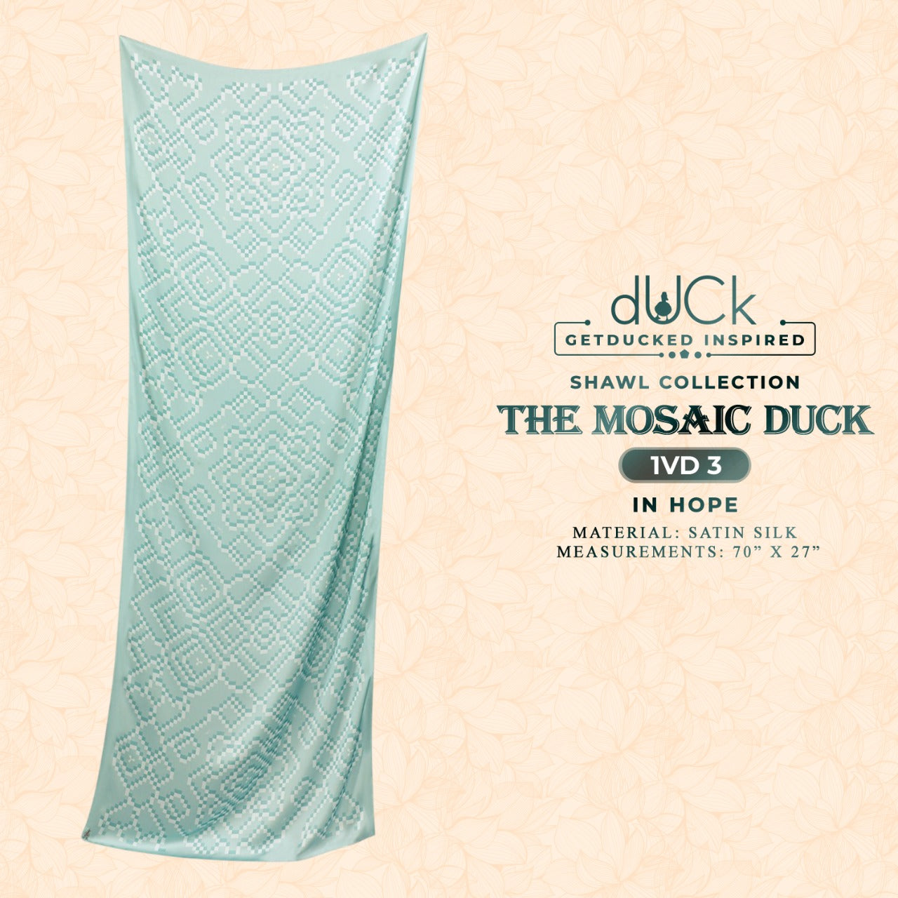 The Mosaic dUCk Inspired Shawl Collection