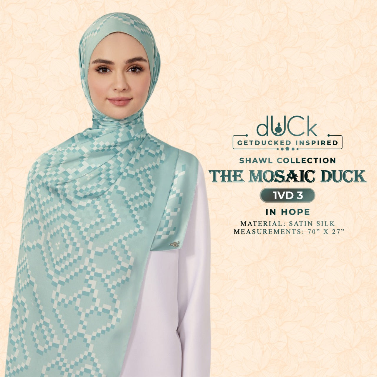 The Mosaic dUCk Inspired Shawl Collection