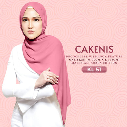 Cakenis Plain Shawl Collection