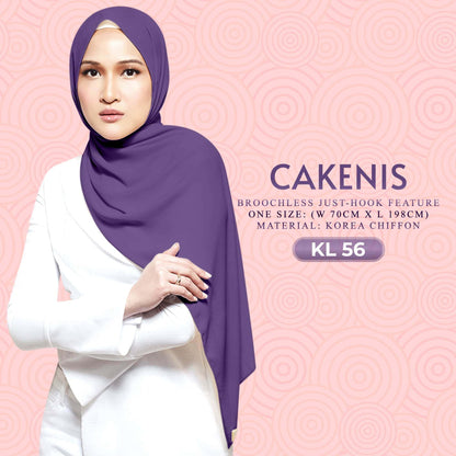 Cakenis Plain Shawl Collection