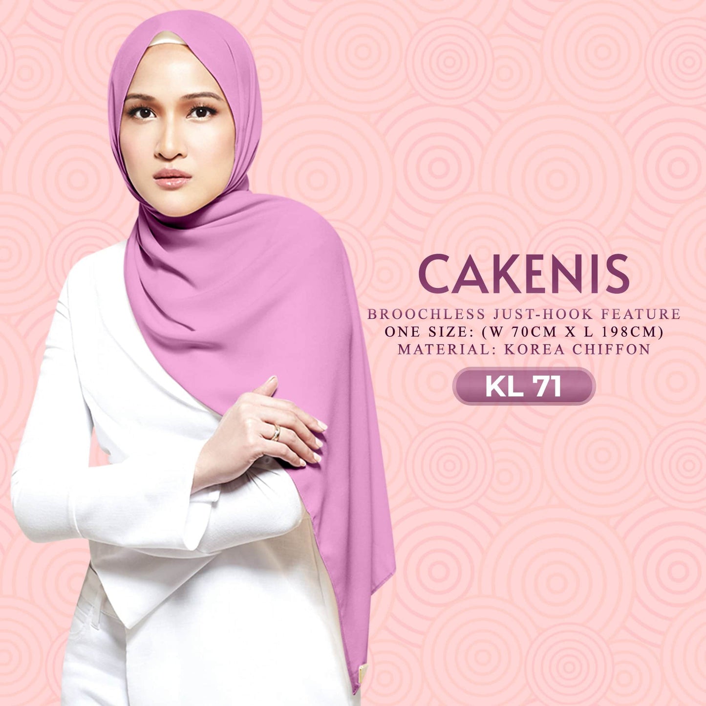 Cakenis Plain Shawl Collection