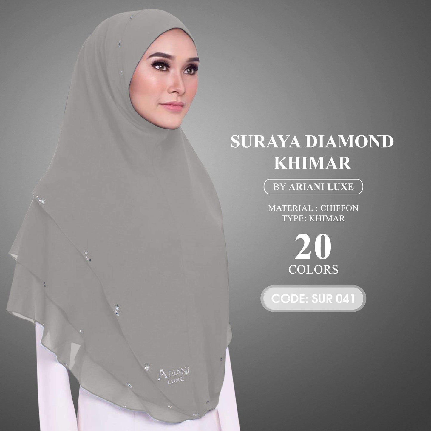 Ariani Khimar Luxe Suraya Diamond Collection