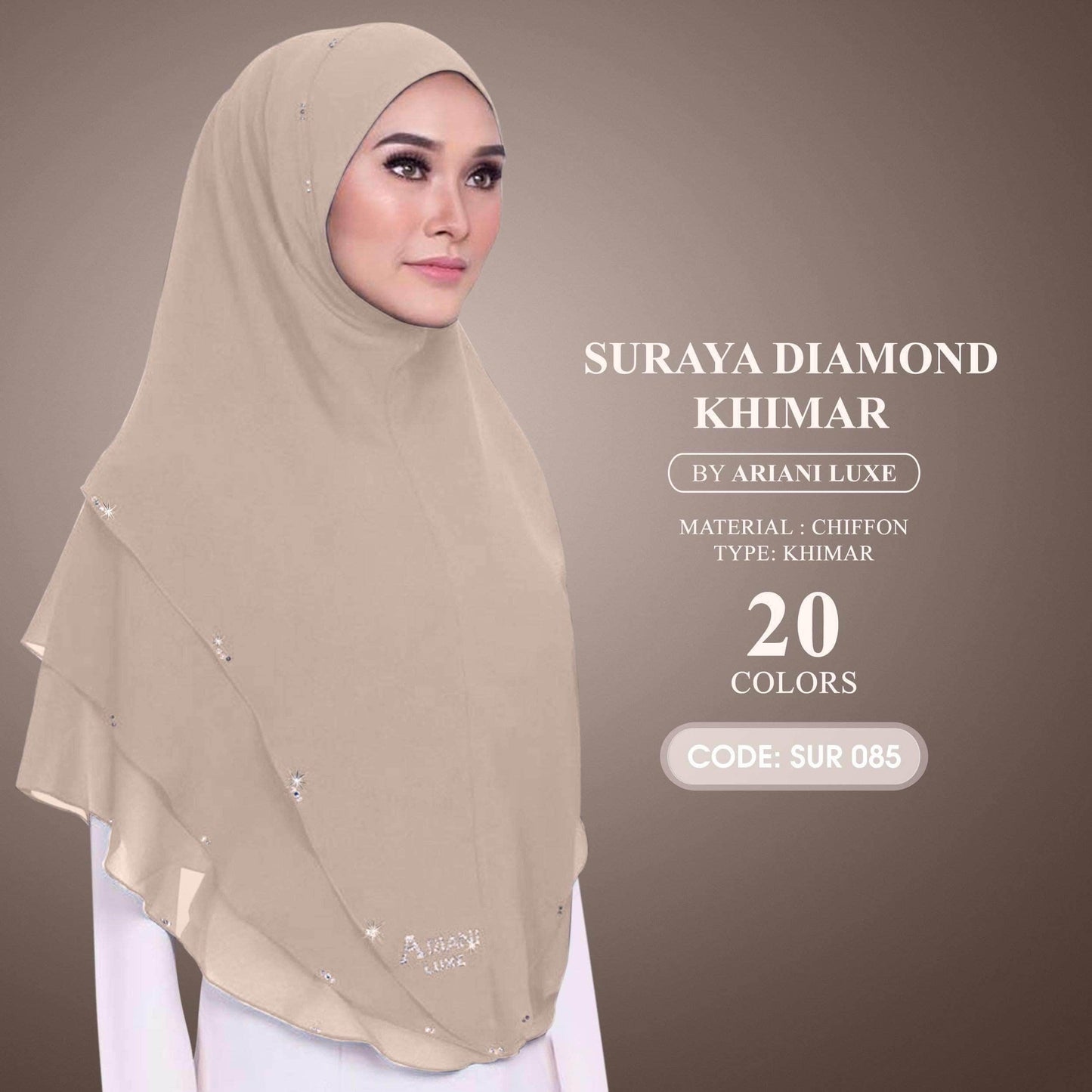 Ariani Khimar Luxe Suraya Diamond Collection