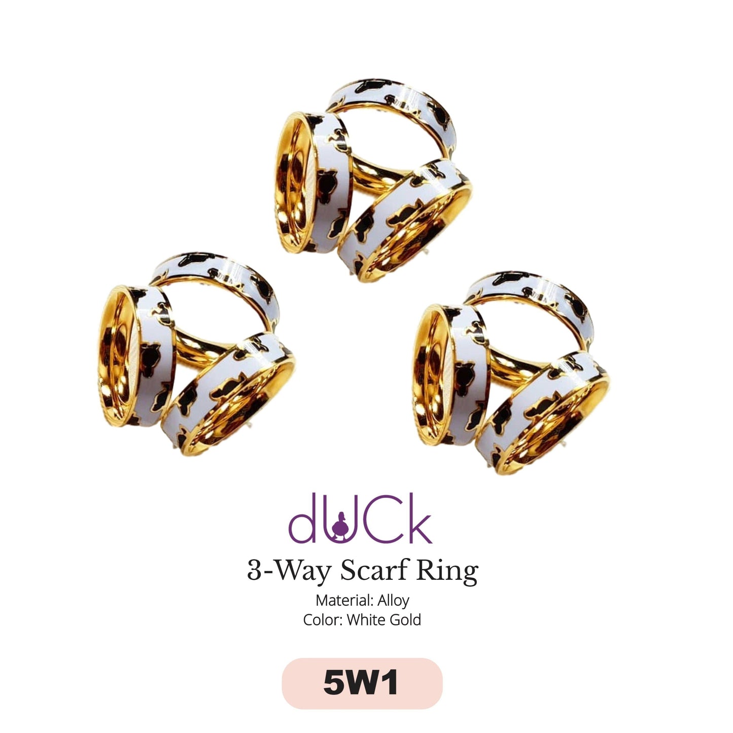 dUCk 3-Way Scarf Ring Collection RM9