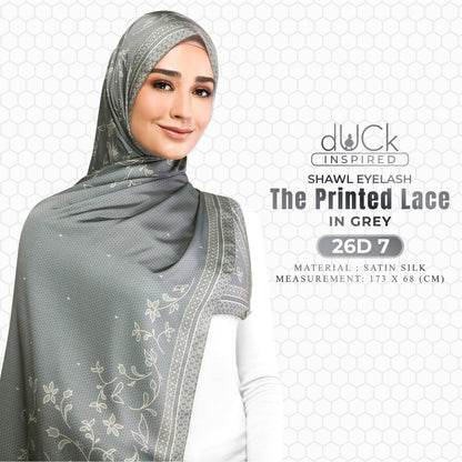 dUCk The Printed Lace Shawl Collection