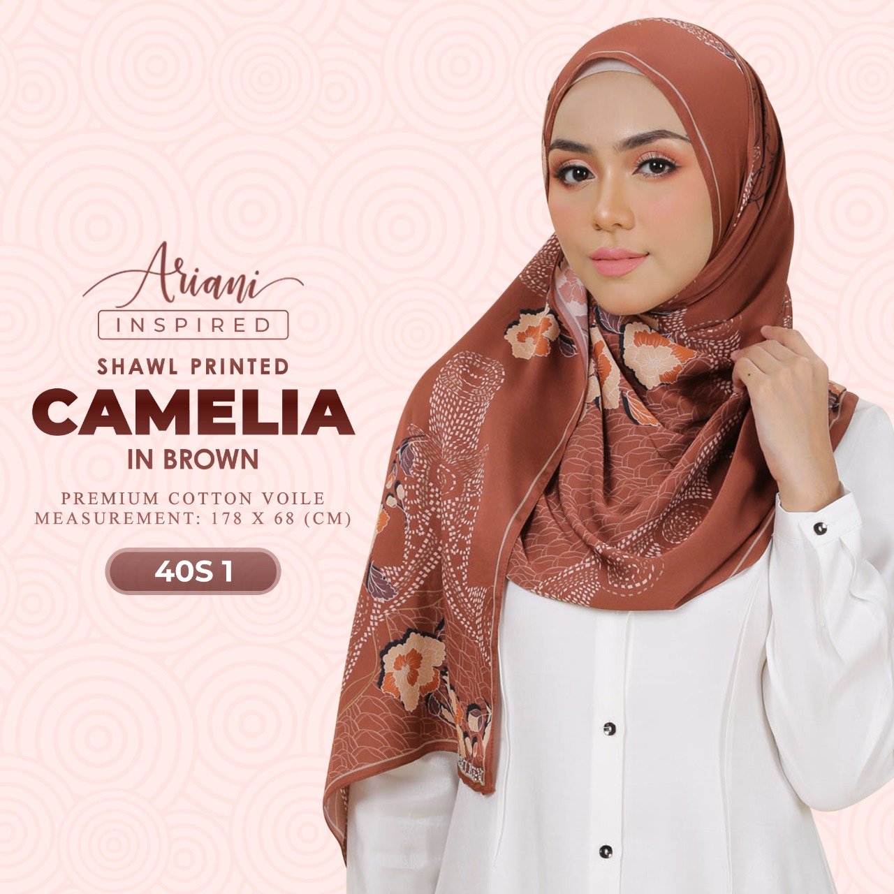 Ariani Camelia Printed Shawl Collection