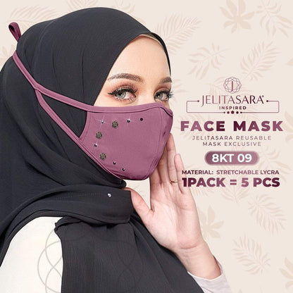 Jelitasara Exclusive Face Mask Collection - 1 Pack 5 PCS