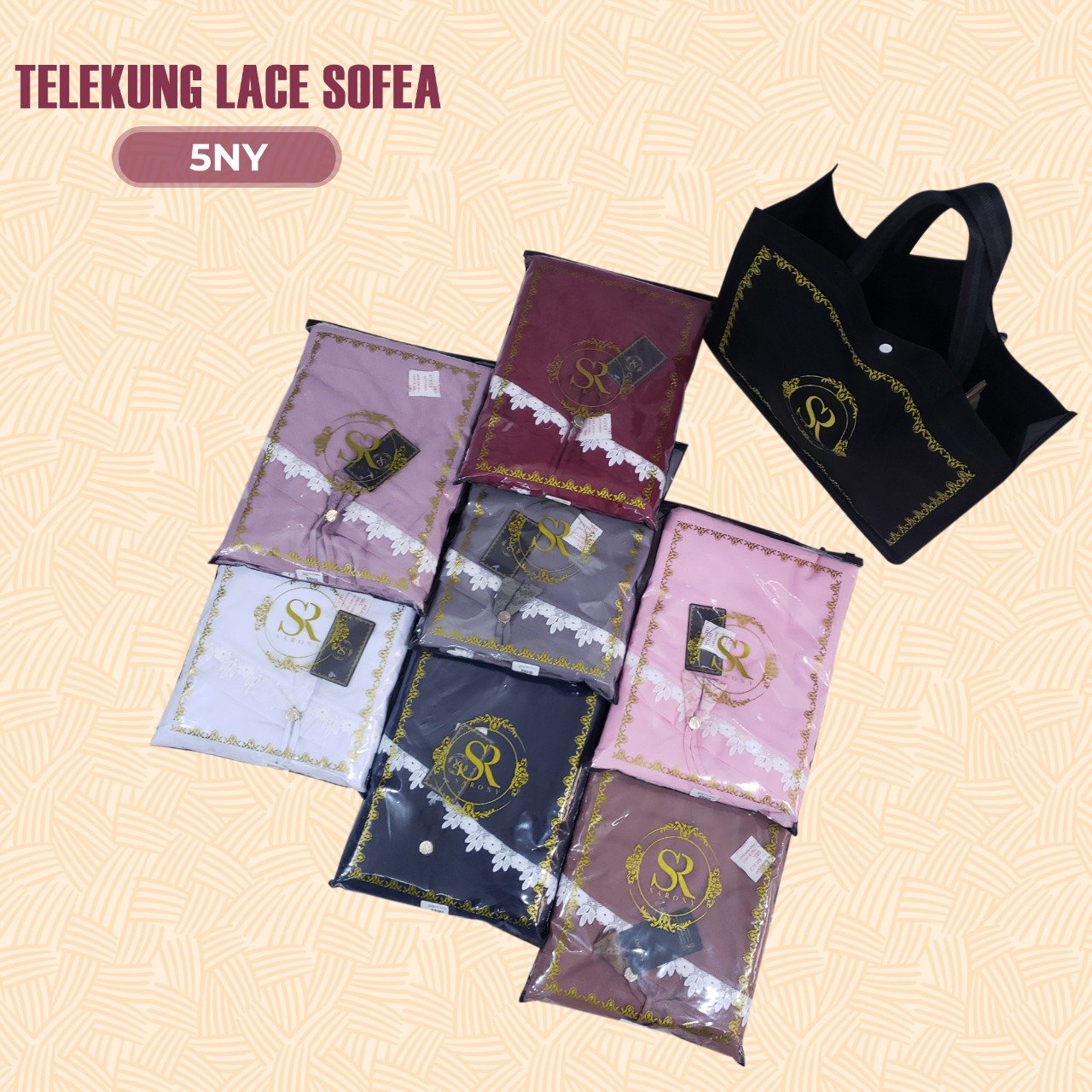 SARONY Telekung Lace Sofea Collection RM29