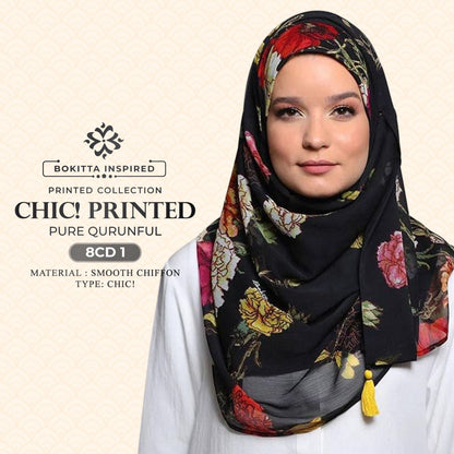 Bokitta Chic! Printed Pure Qurunful Collection RM19