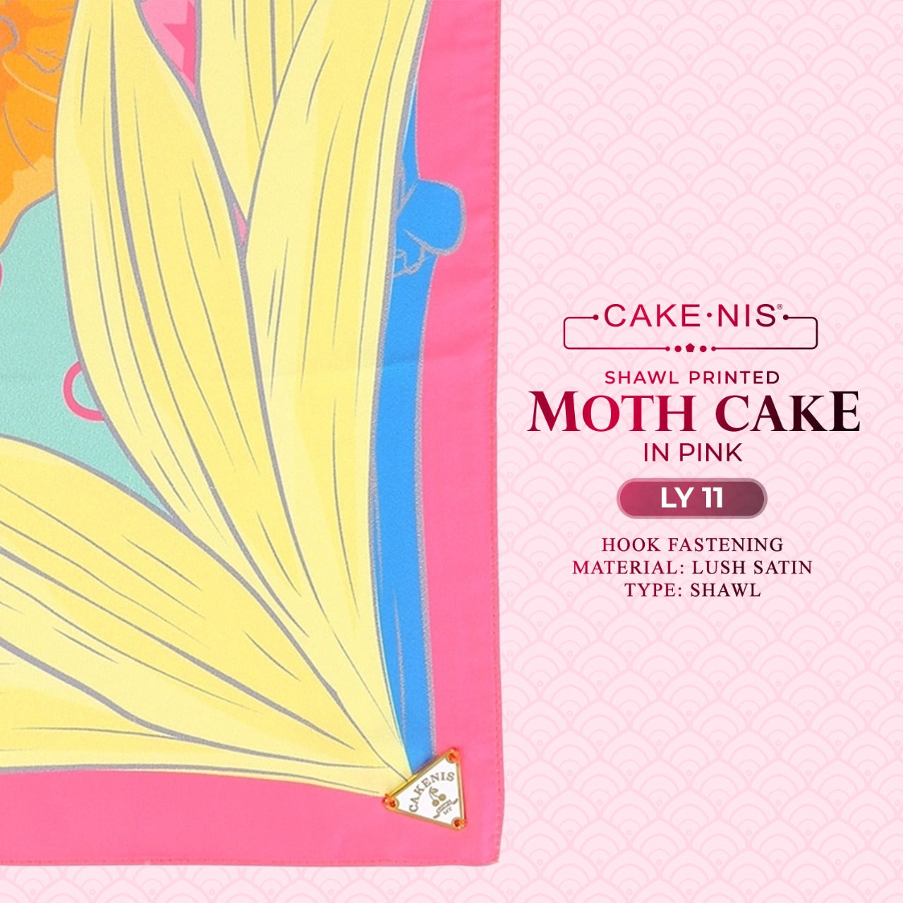 Cakenis Moth Cake Shawl Collection RM14