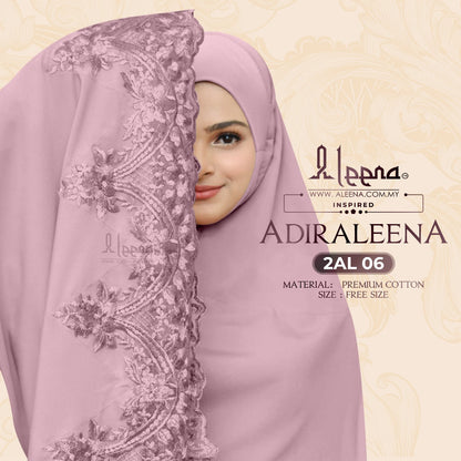 NEW - Aleena Telekung Aidraleena Limited Edition Collection - Free Woven Bag RM52