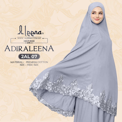 NEW - Aleena Telekung Aidraleena Limited Edition Collection - Free Woven Bag RM52