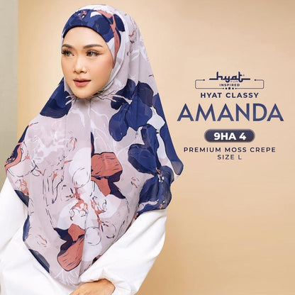 Hyat Hijab Inspired Mix Design Classy Instant Collection With Box