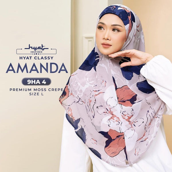 Hyat Hijab Inspired Mix Design Classy Instant Collection With Box