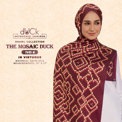 The Mosaic dUCk Inspired Shawl Collection