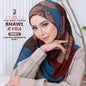 Hyat Hijab Inspired Mix Design Instant Shawl Collection With Box