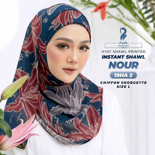 Hyat Hijab Inspired Mix Design Instant Shawl Collection With Box