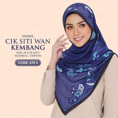 Ariani Cik Siti Wan Kembang Shawl Collection