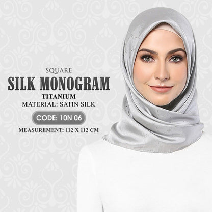 dUCk Silk Monogram Square Collection RM14