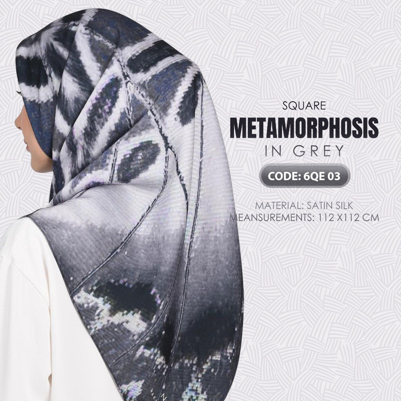 Naelofar Metamorphosis Square Collection RM14