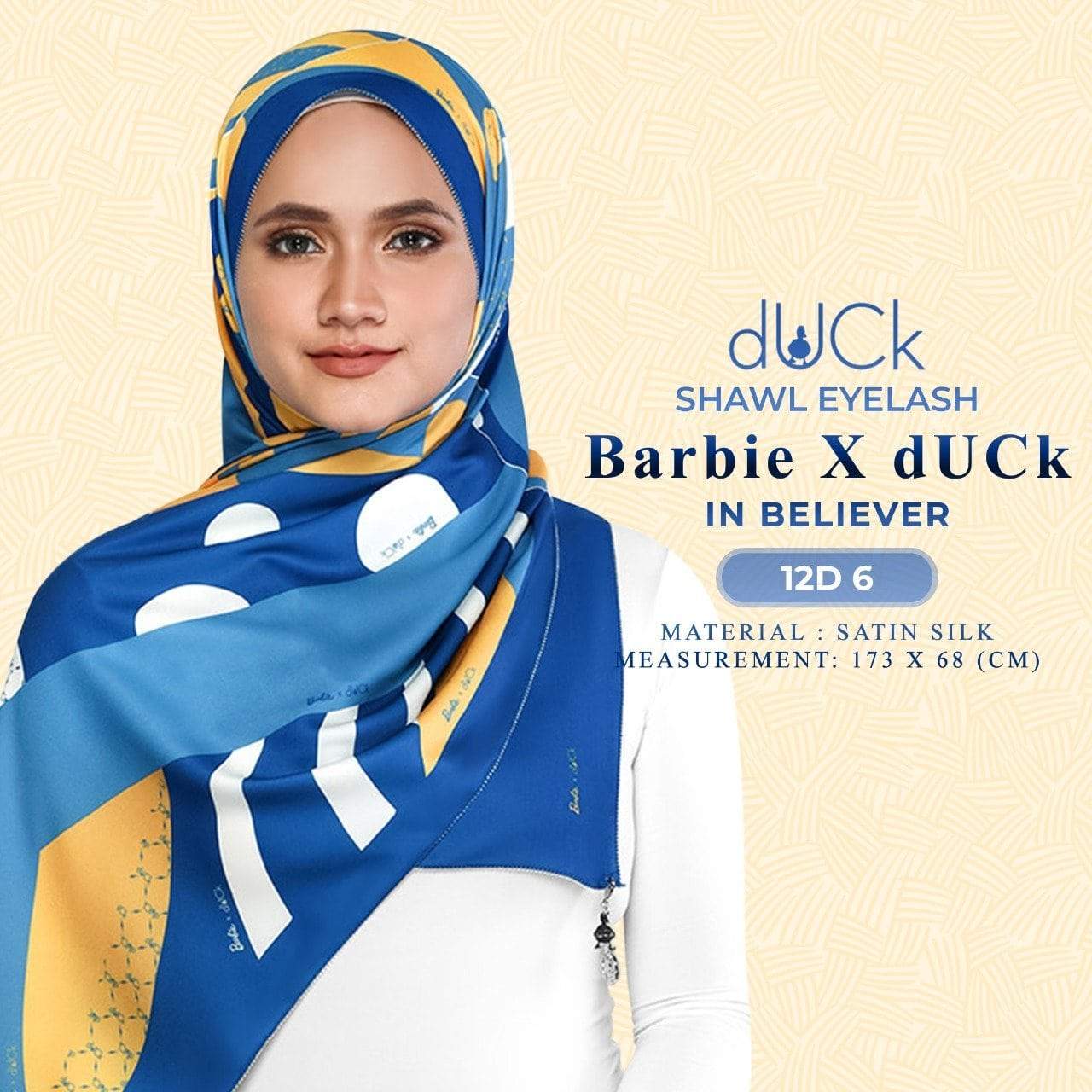 Barbie X dUCk Shawl Eyelash Collection