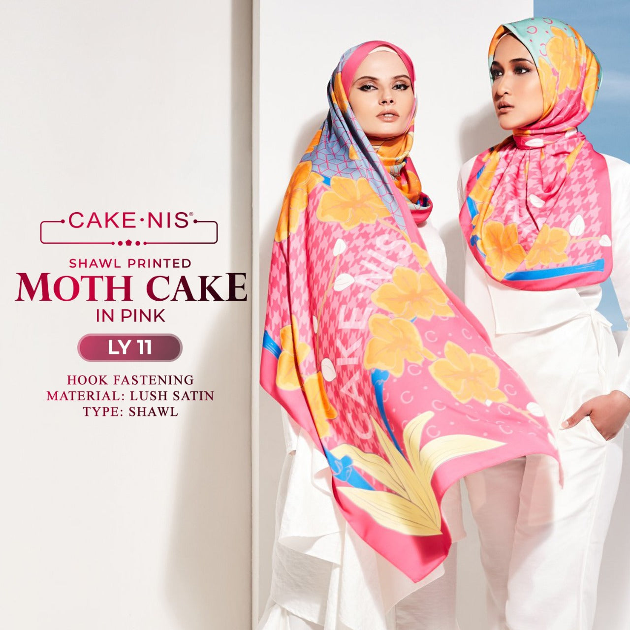 Cakenis Moth Cake Shawl Collection RM14