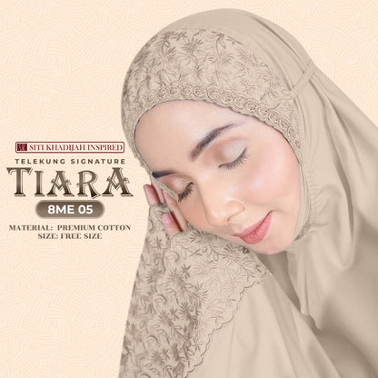 Telekung SK Signature Tiara Collection - Free Woven bag